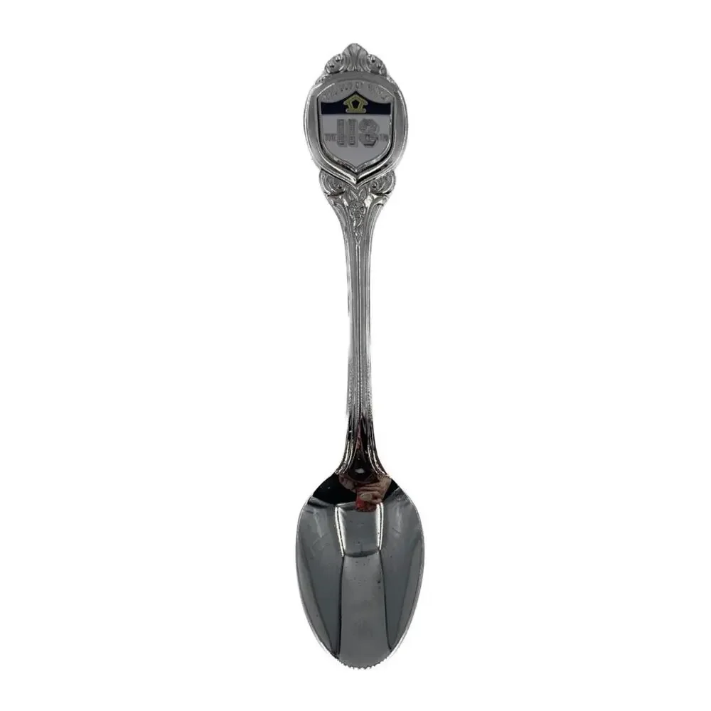 Collectors Spoon Silver Foil 8.5 Proded Et Patria The 113th New In Bag Small